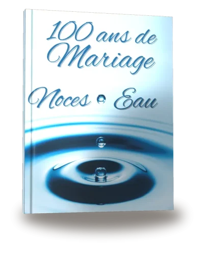 Portada del libro «100 ans de Mariage — Noces d’Eau»