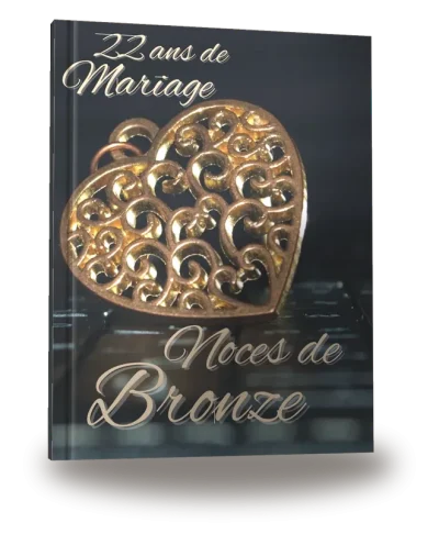 Couverture du livre « 22 ans de Mariage — Noces de Bronze »