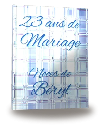 Couverture du livre « 23 ans de Mariage — Noces de Béryl »