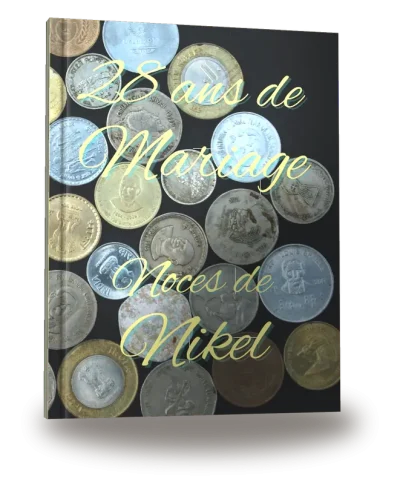 Portada del libro «28 ans de Mariage — Noces de Nickel»