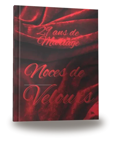 Portada del libro «29 ans de Mariage — Noces de Velours»