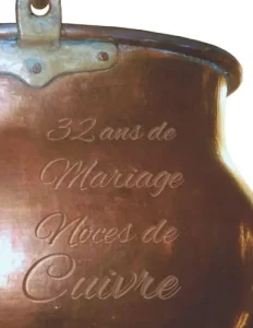 Aperçu du livre « 32 ans de Mariage — Noces de Cuivre »