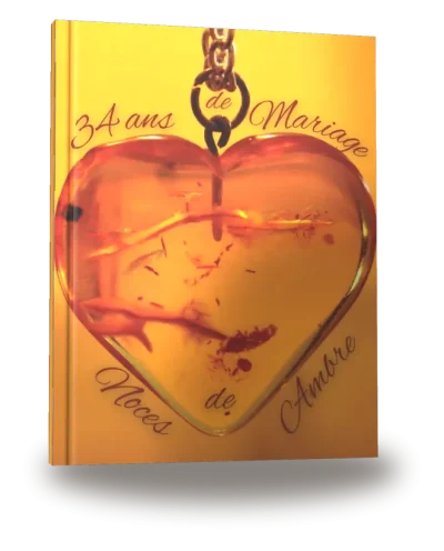 Portada del libro «34 ans de Mariage — Noces d’Ambre»