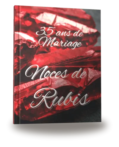 Couverture du livre « 35 ans de Mariage — Noces de Rubis »