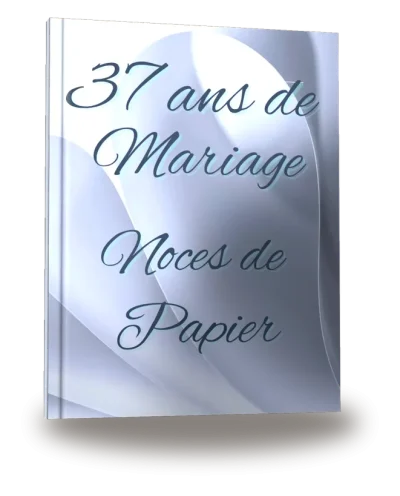 Portada del libro «37 ans de Mariage — Noces de Papier»