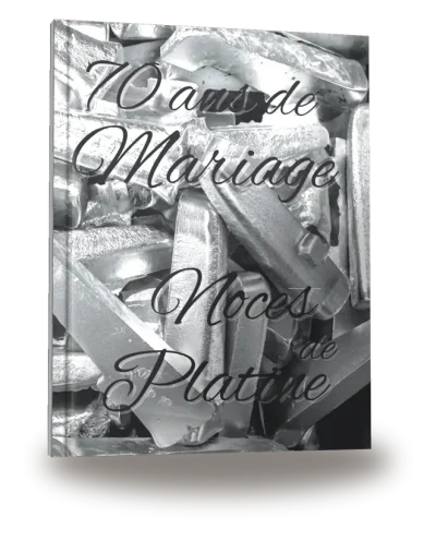 Portada del libro «70 ans de Mariage — Noces de Platine»