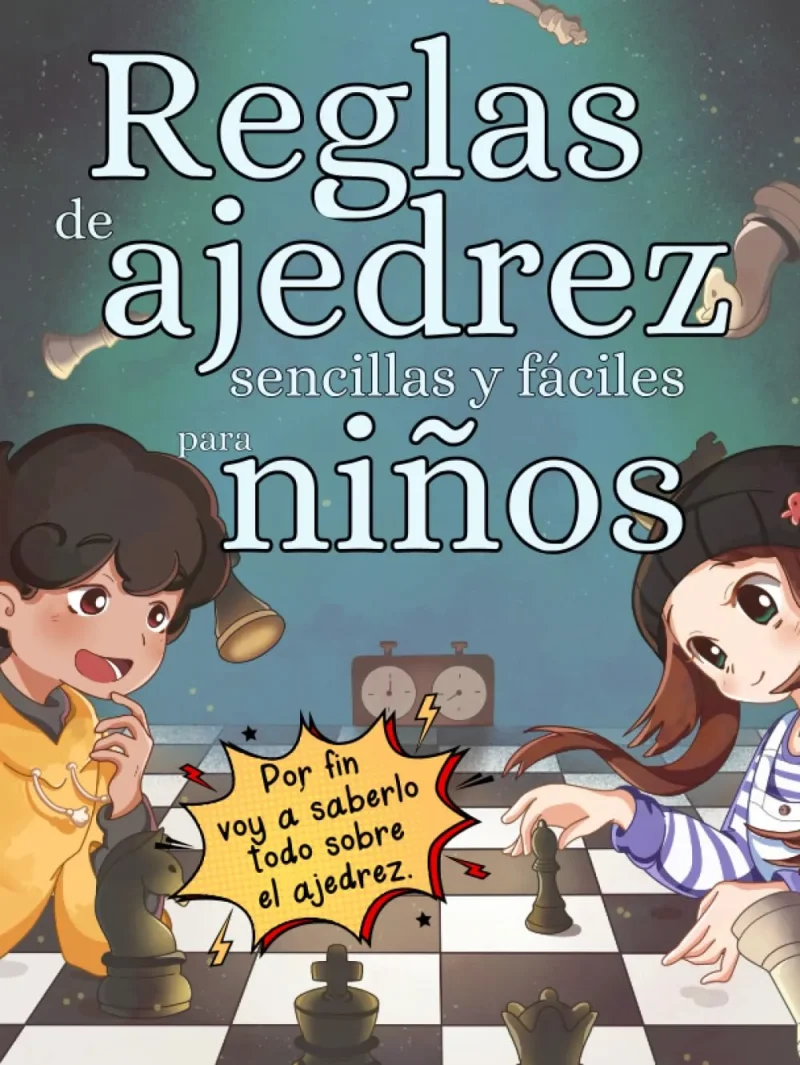 Couverture du livre « Ajedrez reglas simples y fáciles para los niños »