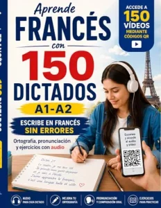 Aperçu intérieur de « Aprende francés con 150 dictados A1-A2 — Ortografía, pronunciación y ejercicios con audio » — page 2