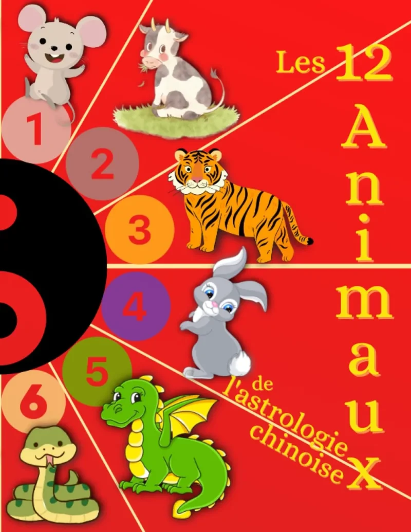 Couverture du livre « Astrologie chinoise (en noir et blanc) »