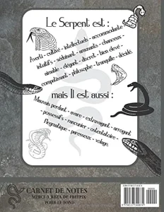 Vista previa del libro «Carnet de notes — Astrologie chinoise 1929, année du Serpent»