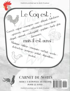 Aperçu du livre « Carnet de notes — Astrologie chinoise 1945, année du Coq »