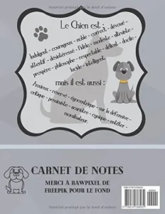 Vista previa del libro «Carnet de notes — Astrologie chinoise 1946, année du Chien»