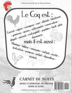 Vista previa del libro «Carnet de notes — Astrologie chinoise 1969, année du Coq»