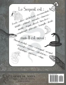Vista previa del libro «Carnet de notes — Astrologie chinoise 1977, année du Serpent»