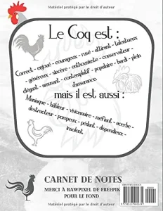 Vista previa del libro «Carnet de notes — Astrologie chinoise 1981, année du Coq»