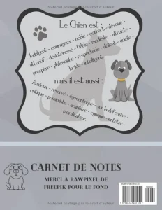 Vista previa del libro «Carnet de notes — Astrologie chinoise 1982, année du Chien»