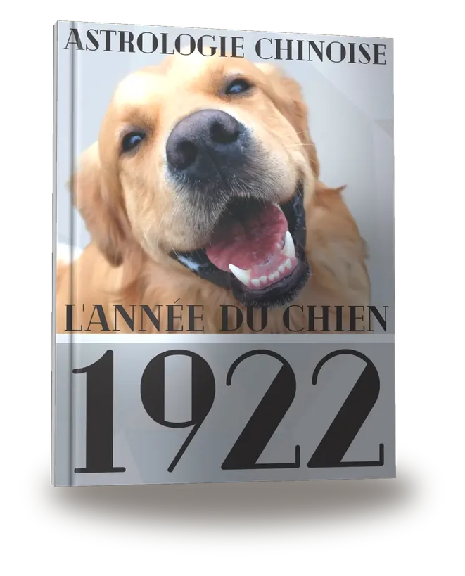 Carnet de notes — Astrologie chinoise 1922, année du Chien