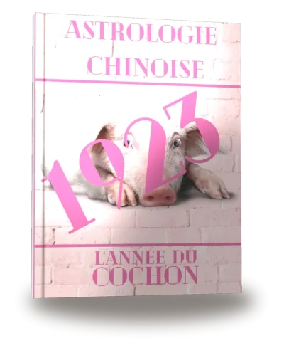 Couverture du livre « Carnet de notes — Astrologie chinoise 1923, année du Cochon »