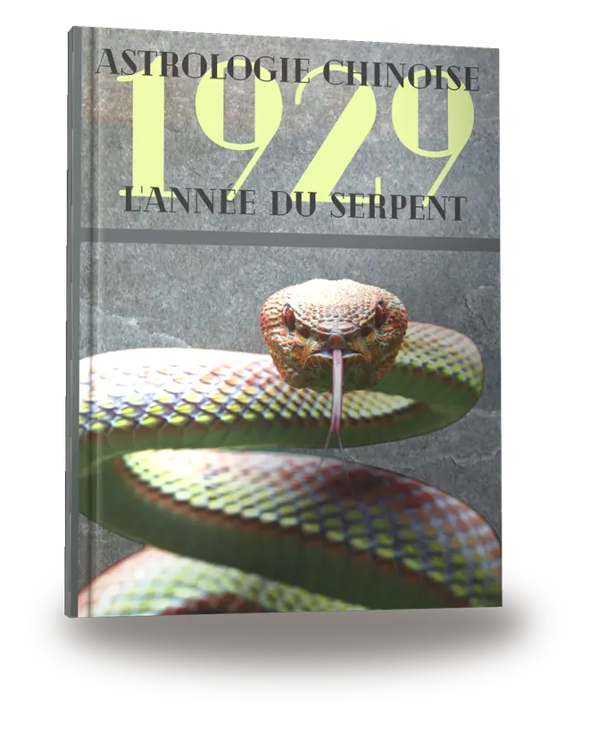 Carnet de notes — Astrologie chinoise 1929, année du Serpent
