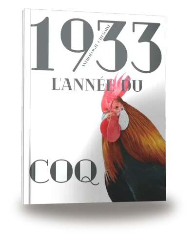 Portada del libro «Carnet de notes — Astrologie chinoise 1933, année du Coq»