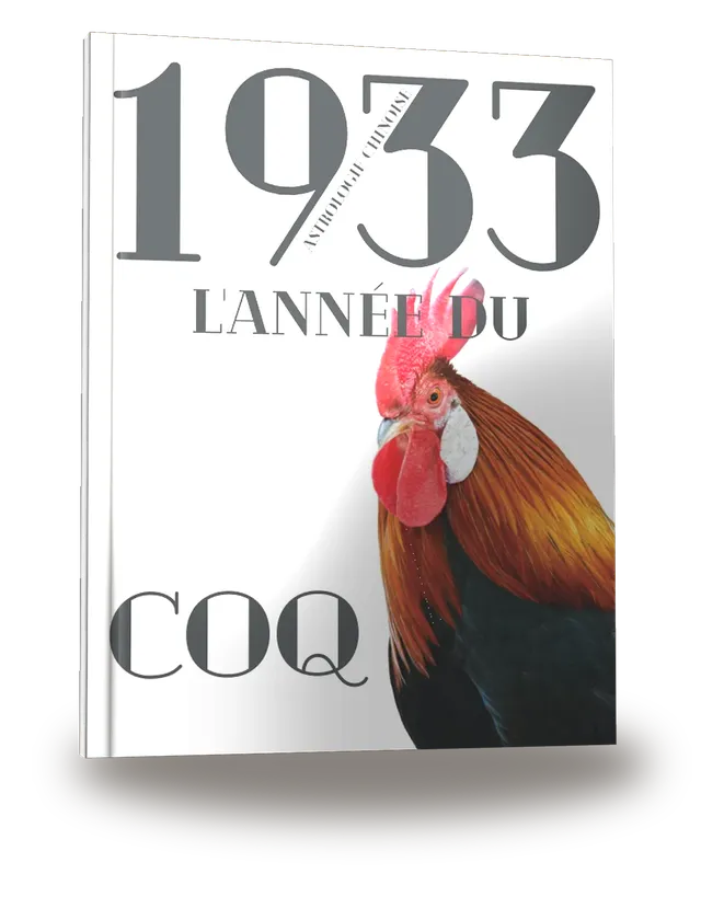 Carnet de notes — Astrologie chinoise 1933, année du Coq