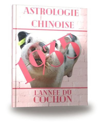 Portada del libro «Carnet de notes — Astrologie chinoise 1935, année du Cochon»