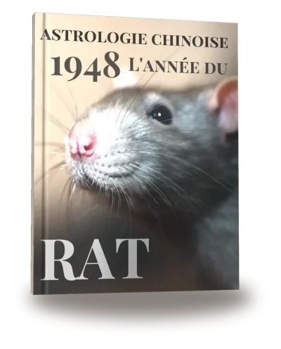 Portada del libro «Carnet de notes — Astrologie chinoise 1948, année du Rat»