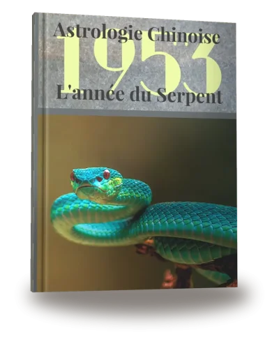 Portada del libro «Carnet de notes — Astrologie chinoise 1953, année du Serpent»
