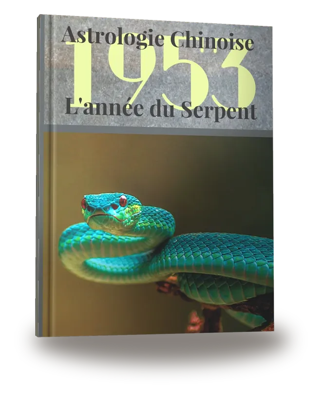 Carnet de notes — Astrologie chinoise 1953, année du Serpent