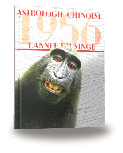 Couverture du livre « Carnet de notes — Astrologie chinoise 1956, année du Singe »
