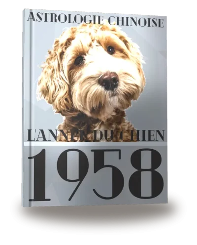 Portada del libro «Carnet de notes — Astrologie chinoise 1958, année du Chien»