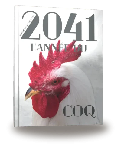 Portada del libro «Carnet de notes — Astrologie chinoise 2041, année du Coq»