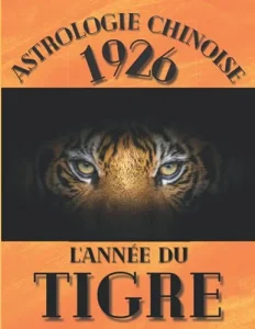 Aperçu du livre « Carnet de notes — Astrologie chinoise 1926, année du Tigre »