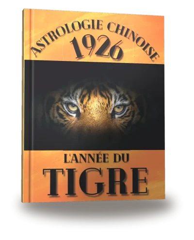 Couverture du livre « Carnet de notes — Astrologie chinoise 1926, année du Tigre »