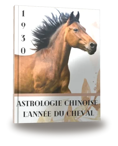 Portada del libro «Carnet de notes — Astrologie chinoise 1930, année du Cheval»