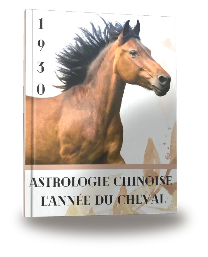Carnet de notes — Astrologie chinoise 1930, année du Cheval