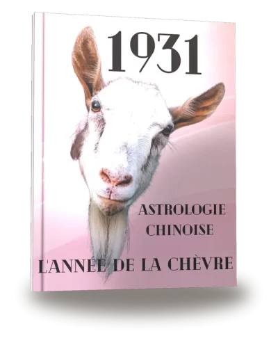 Portada del libro «Carnet de notes — Astrologie chinoise 1931, année de la Chèvre»