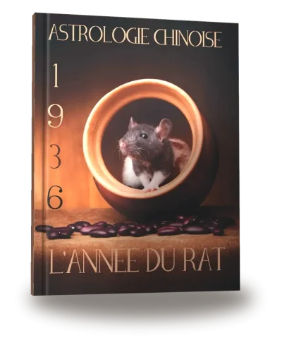 Portada del libro «Carnet de notes — Astrologie chinoise 1936, année du Rat»