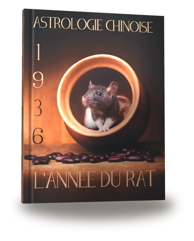 Portada del libro «Carnet de notes — Astrologie chinoise 1936, année du Rat»