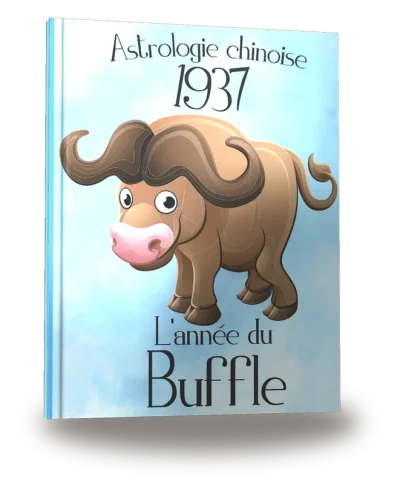 Portada del libro «Carnet de notes — Astrologie chinoise 1937, année du Buffle»