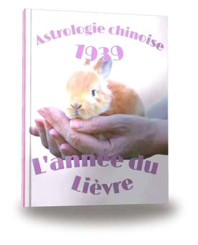 Portada del libro «Carnet de notes — Astrologie chinoise 1939, année du Lièvre»