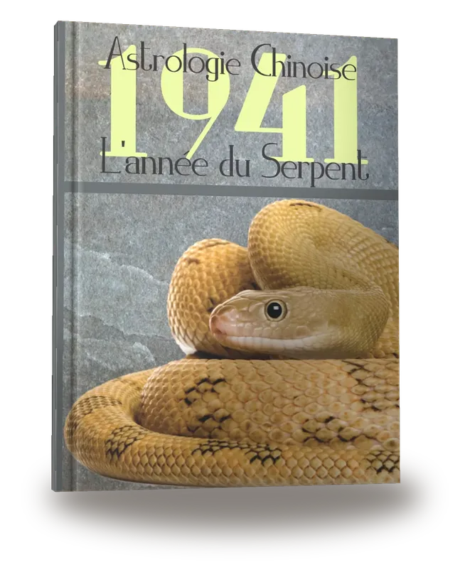 Carnet de notes — Astrologie chinoise 1941, année du Serpent