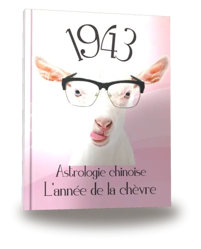Portada del libro «Carnet de notes — Astrologie chinoise 1943, année de la Chèvre»