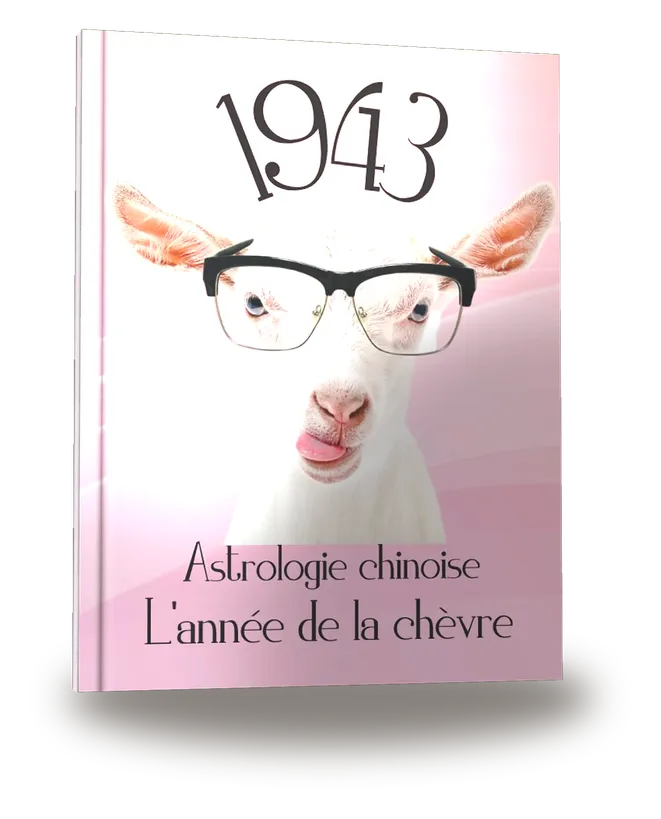 Portada del libro «Carnet de notes — Astrologie chinoise 1943, année de la Chèvre»