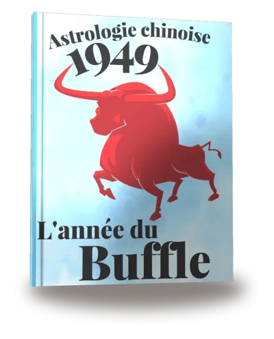 Couverture du livre « Carnet de notes — Astrologie chinoise 1949, année du Buffle »