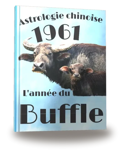 Portada del libro «Carnet de notes — Astrologie chinoise 1961, année du Buffle»
