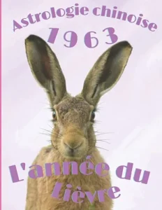 Aperçu du livre « Carnet de notes — Astrologie chinoise 1963, année du Lièvre »
