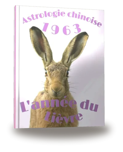Portada del libro «Carnet de notes — Astrologie chinoise 1963, année du Lièvre»
