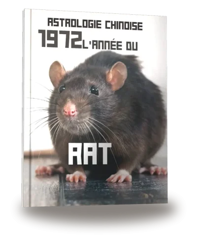 Couverture du livre « Carnet de notes — Astrologie chinoise 1972, année du Rat »