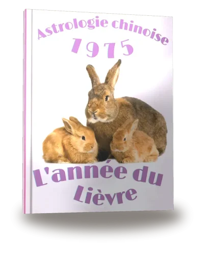 Portada del libro «Carnet de notes — Astrologie chinoise 1975, année du Lièvre»